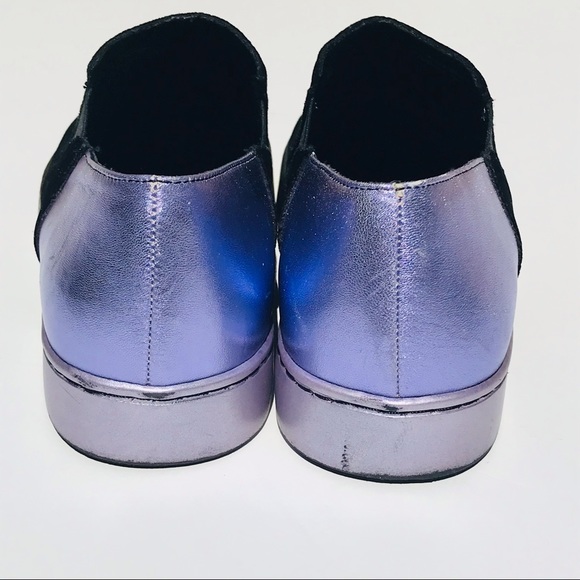 ANTHROPOLOGIE FREE PEOPLE Black Velvet slip-on shoe - Picture 9 of 9